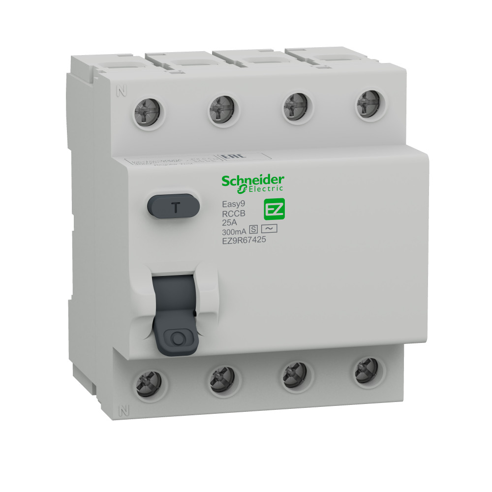 ДИФ. ВЫКЛ. EASY 9 (УЗО) 4П 25А 300мА AC S