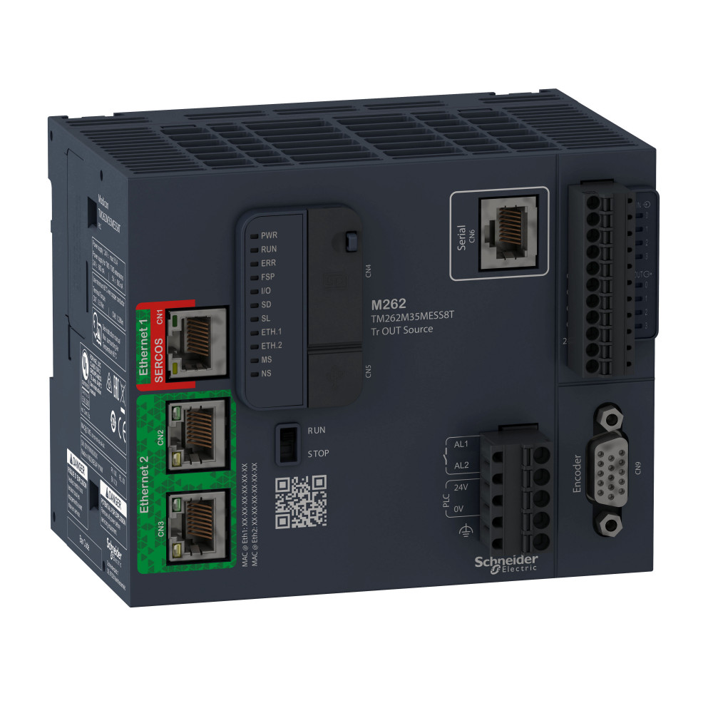 БАЗОВЫЙ БЛОК (Контроллер движения) Modicon M262, 16 осей
