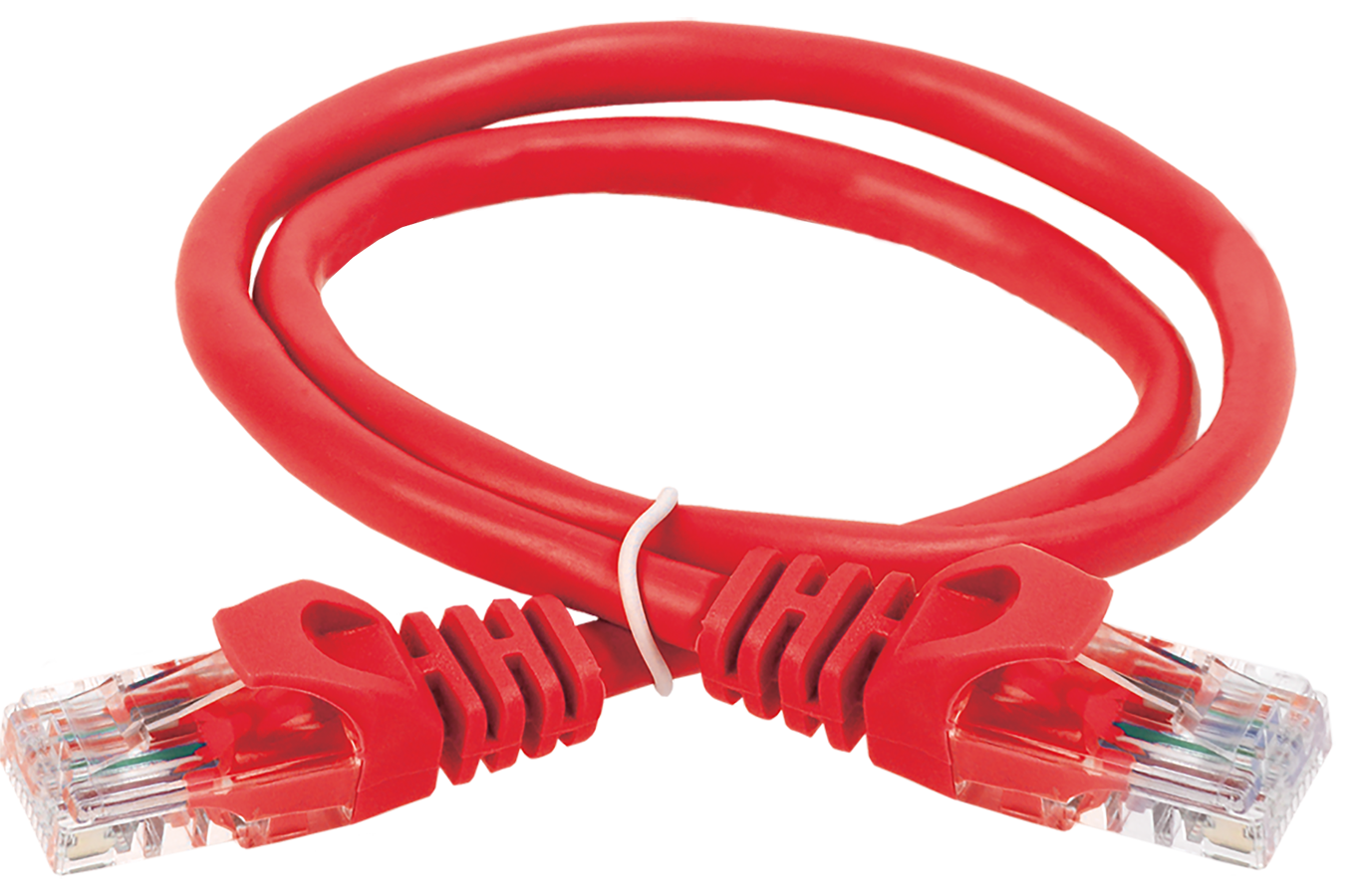 ITK Коммутационный шнур (патч-корд) кат.5E UTP LSZH 1м красный