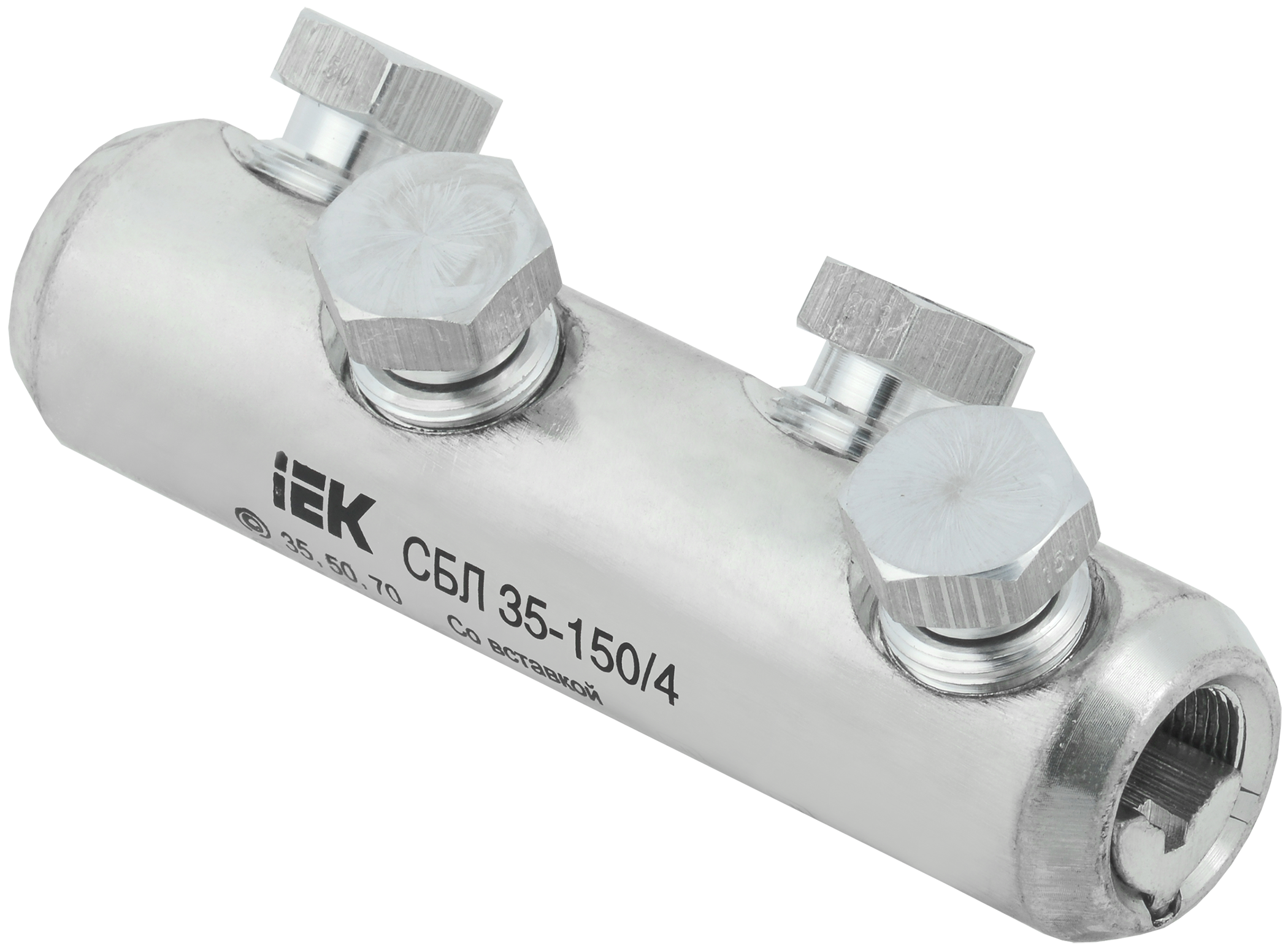 Соединитель болтовой луженый СБЛ 35-150/4 IEK