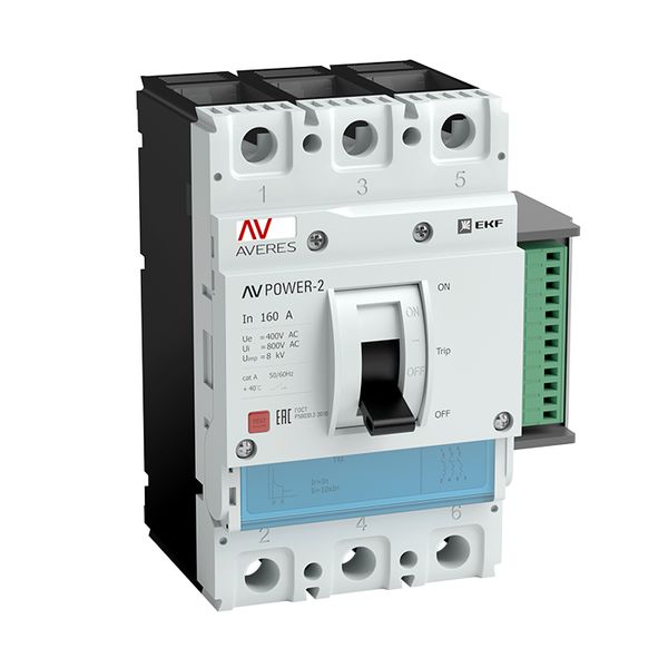 Выключатель автоматический в литом корпусе AV-POWER-5/3 1600А 70кА ETU6.2 EKF
