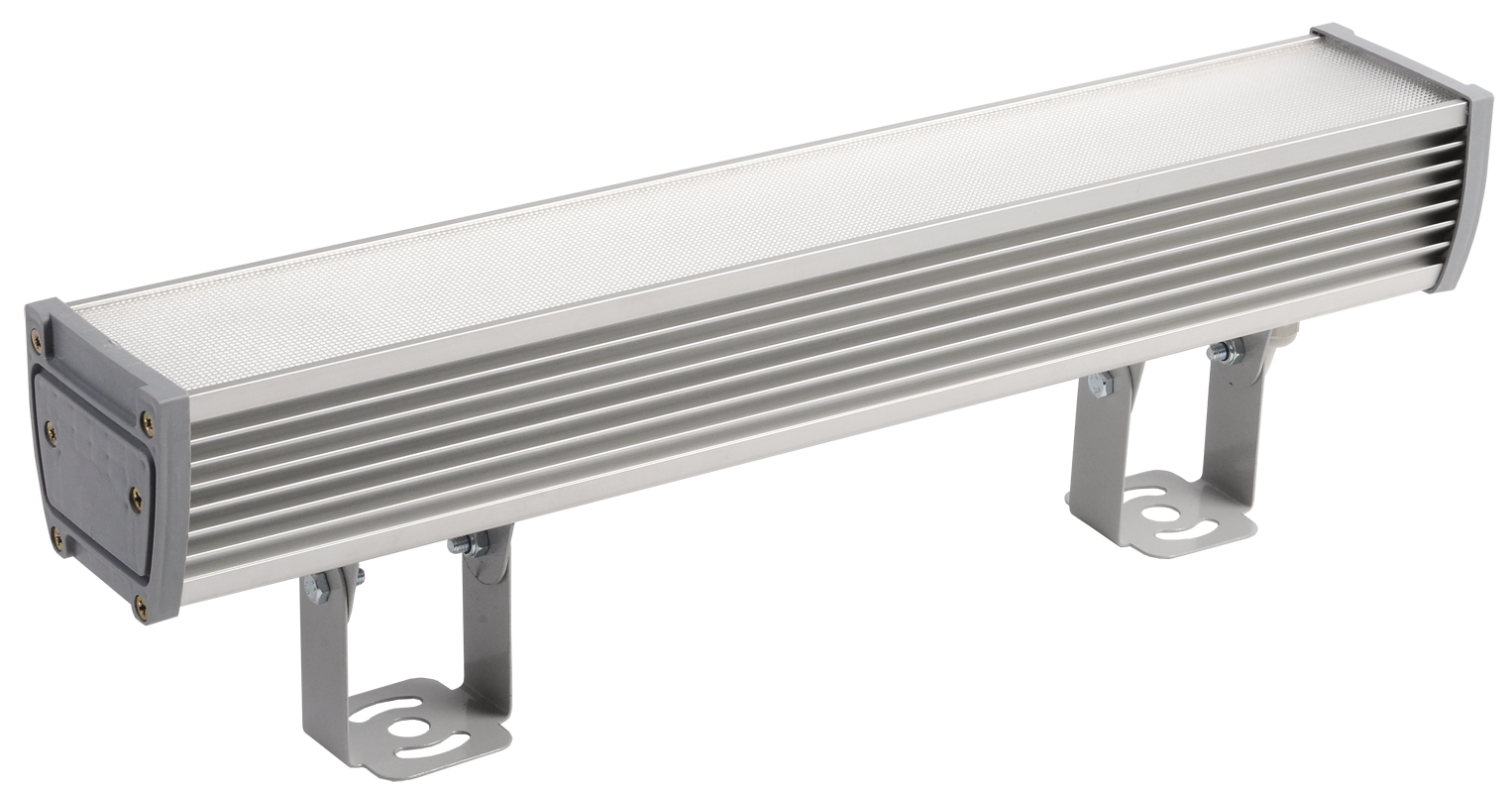 Светильник ДСП 1502 60Вт IP65 КСС-Ш, 500*80*75, сереб, IEK