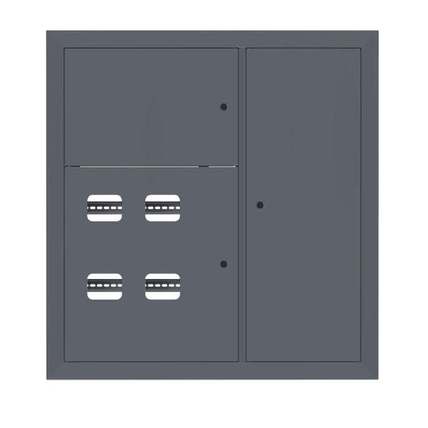 Щит этажный 4 кв. RAL7024 (1000x950x150) EKF PROxima