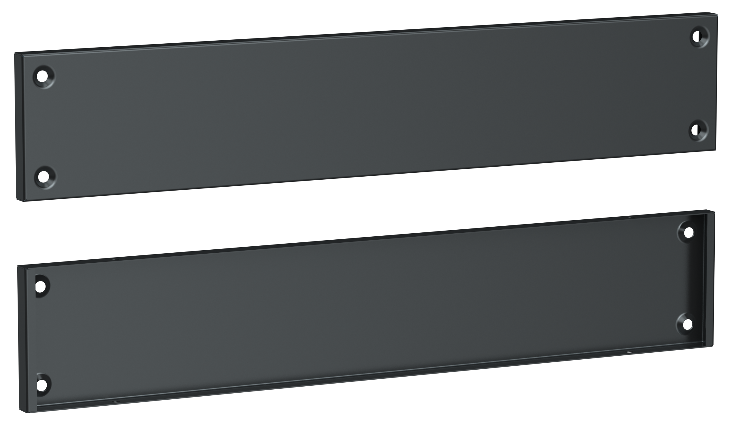 TITAN Панель цоколя ЩМП передняя/задняя 100х600мм RAL7021 (2шт/компл) IEK