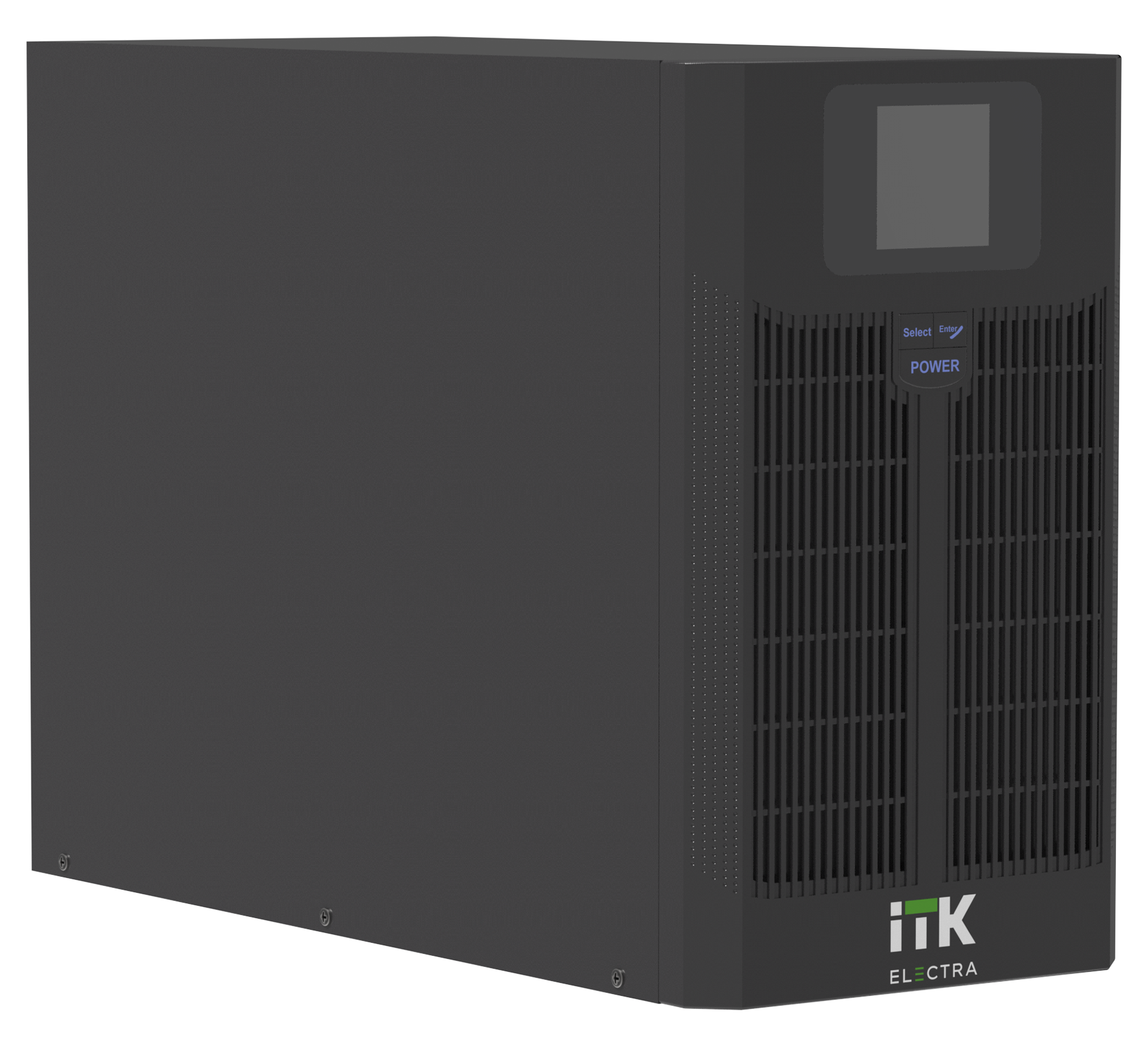 ITK ELECTRA LT ИБП однофазный линейно-интерактивный 1,5кВА/1,2кВт 4хС13 LCD дисплей АКБ 2х7AH USB RJ45/11