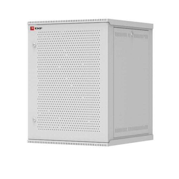 Шкаф телекоммуникационный настенный разборный 15U (600x450) дверь перфорированная, Astra серия EKF PROxima