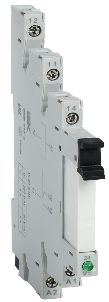 Реле интерфейсное ORM 2 1NO+1NC 24В DC IEK