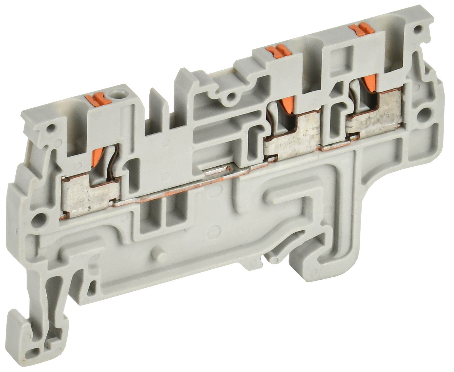 ARMAFIX Клемма пружин. Push-in CP-MC 3 вывода 1,5мм2 серая IEK