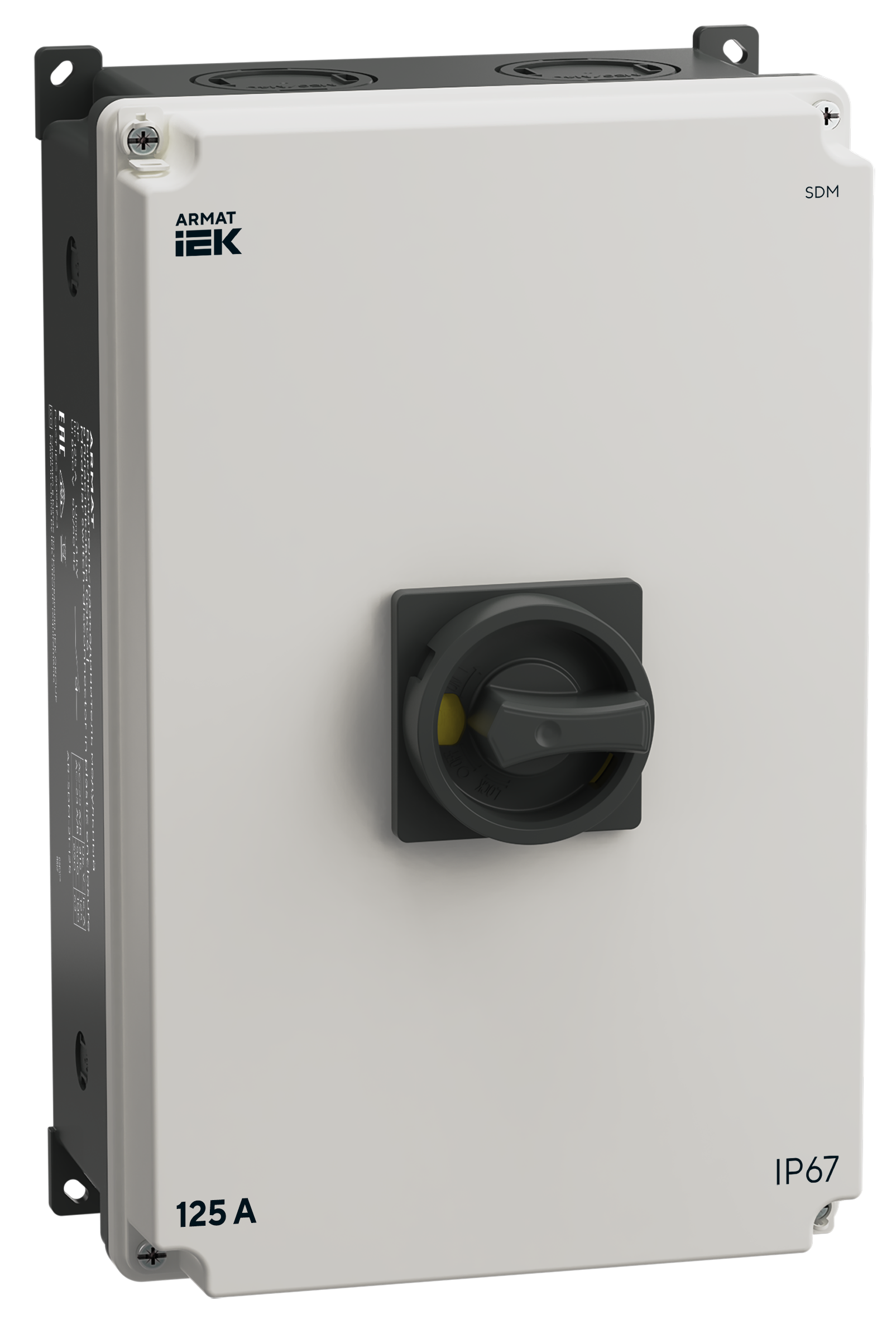 ARMAT Выключатель-разъединитель SDM 3P 125А в пластиковом боксе IP67 IEK