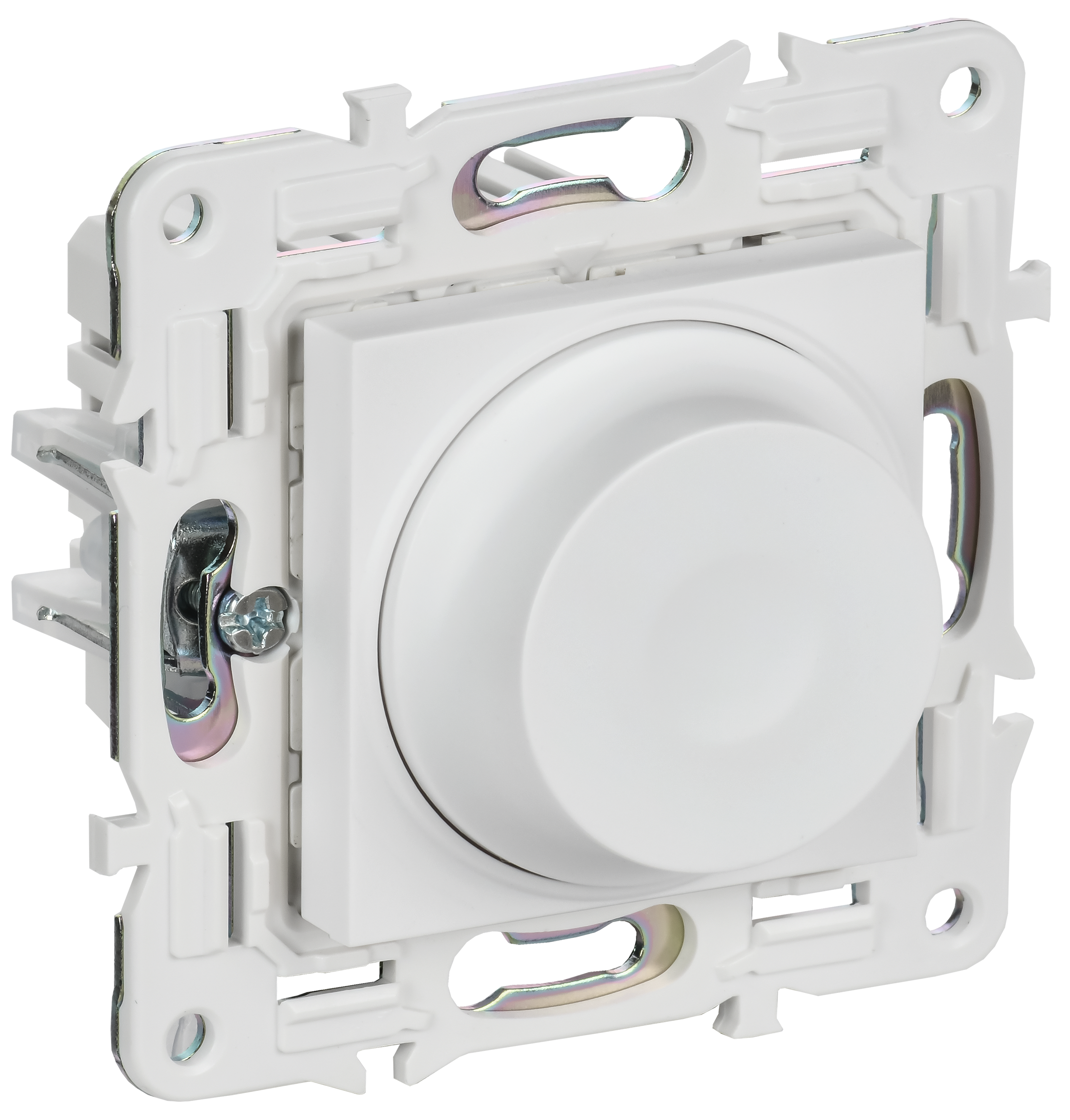 SKANDY Светорегулятор поворотный 600Вт SK-D01W арктический белый IEK