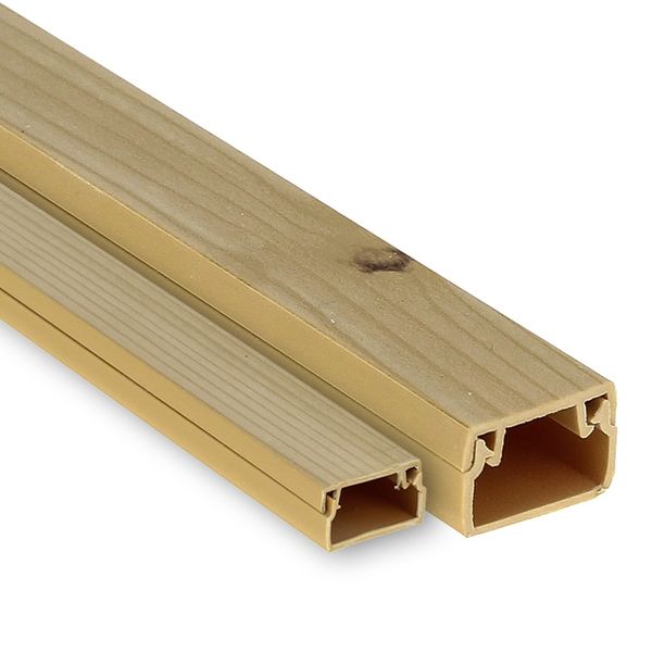 Канал кабельный (100x40) (24 м) светлое дерево EKF-Plast