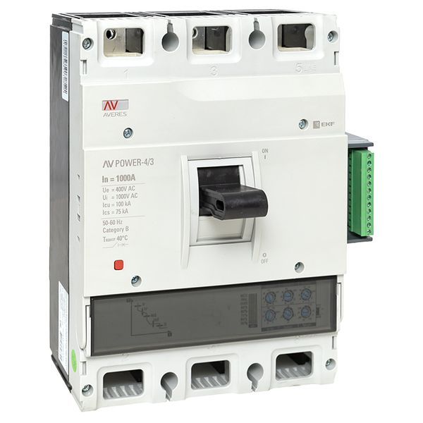 Выключатель автоматический в литом корпусе AV-POWER-4/3 1000А 100кА ETU2.2 EKF