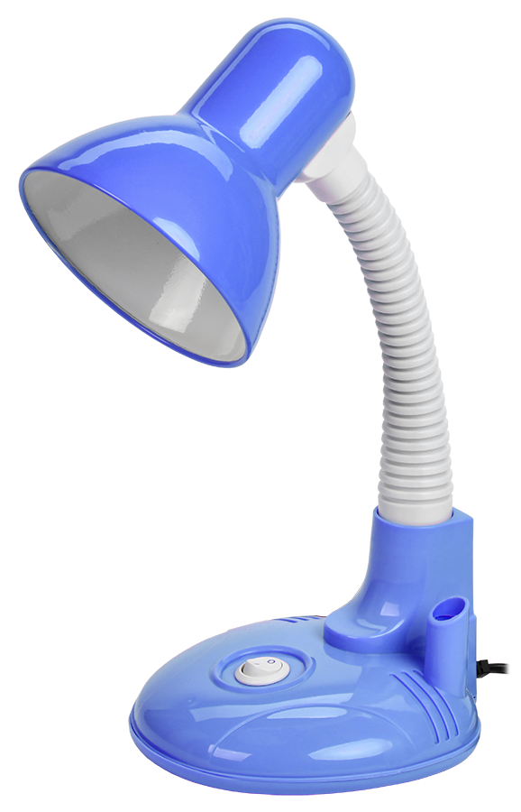 LIGHTING Светильник настольный 1005 с кармашком Е27 голубой IEK
