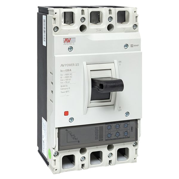 Выключатель автоматический в литом корпусе AV-POWER-3/3 630А 100кА ETU2.0 EKF