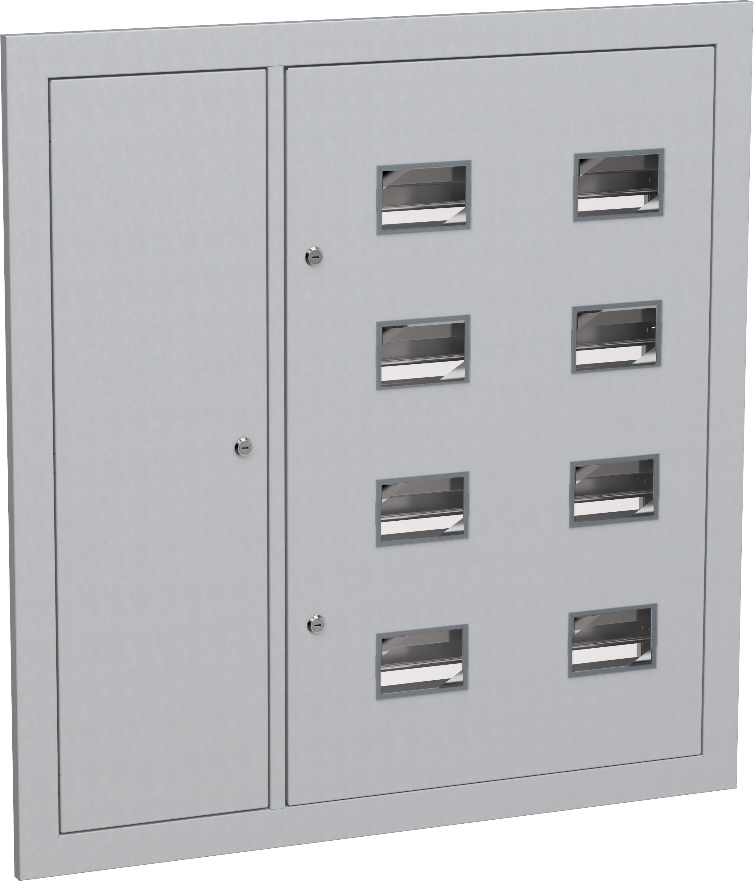 Корпус металлический ЩЭ-8-Э 36 IP31 (слаботочный отсек слева) GENERICA