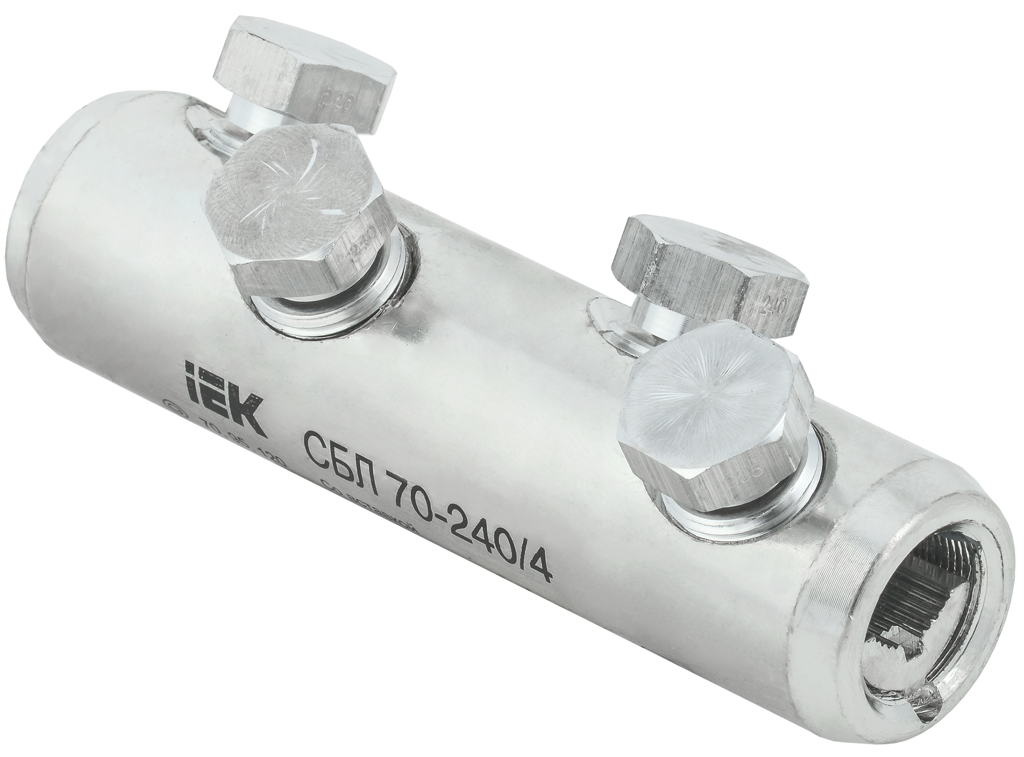 Соединитель болтовой луженый СБЛ 70-240/4 IEK
