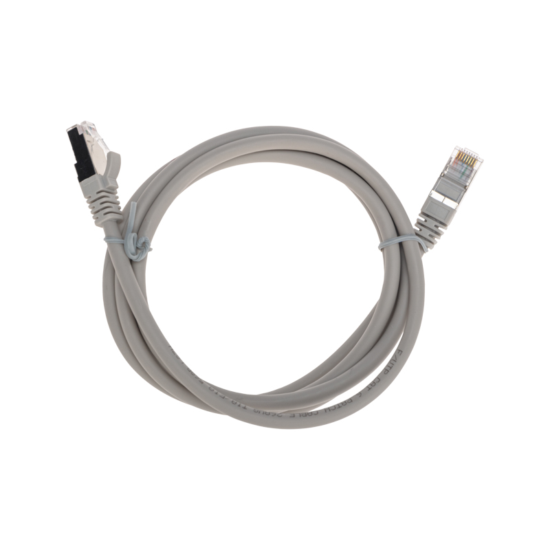 Шнур коммутационный патч-корд F/UTP, CAT 6, RJ45-RJ45, 26AWG, LSZH, серый, 1,5м REXANT