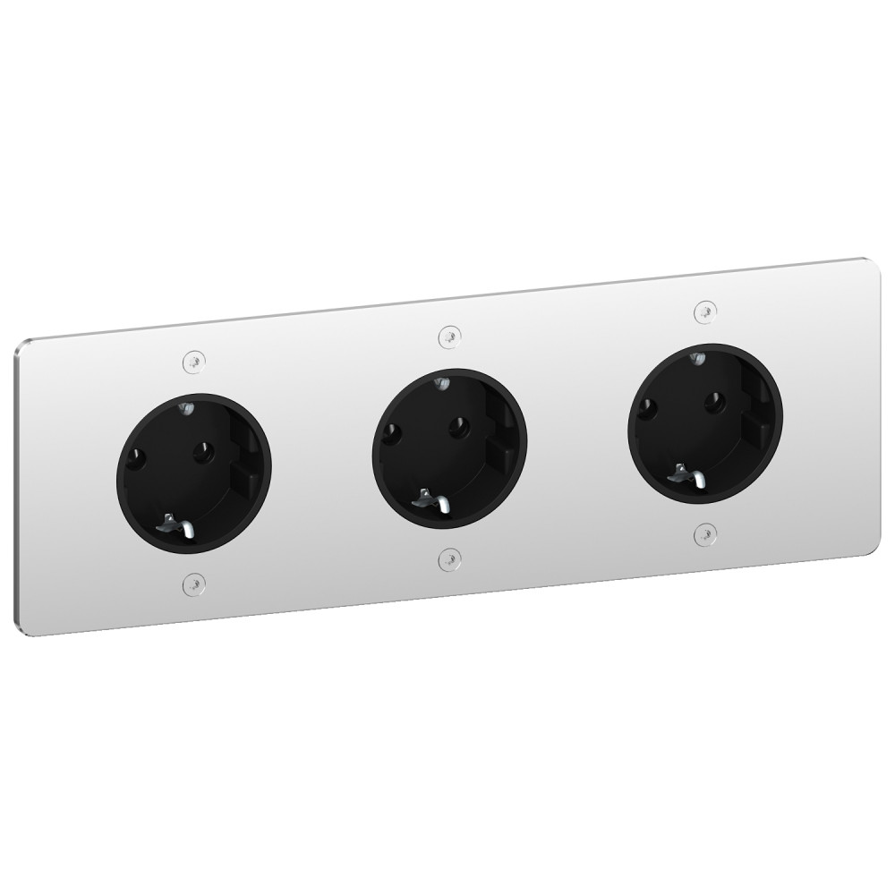 РОЗЕТКА 16Аx3 Schuko 2P+E