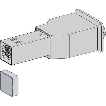 Canalis, feed unit for KBB, 40A, right mounting, DALI compatible