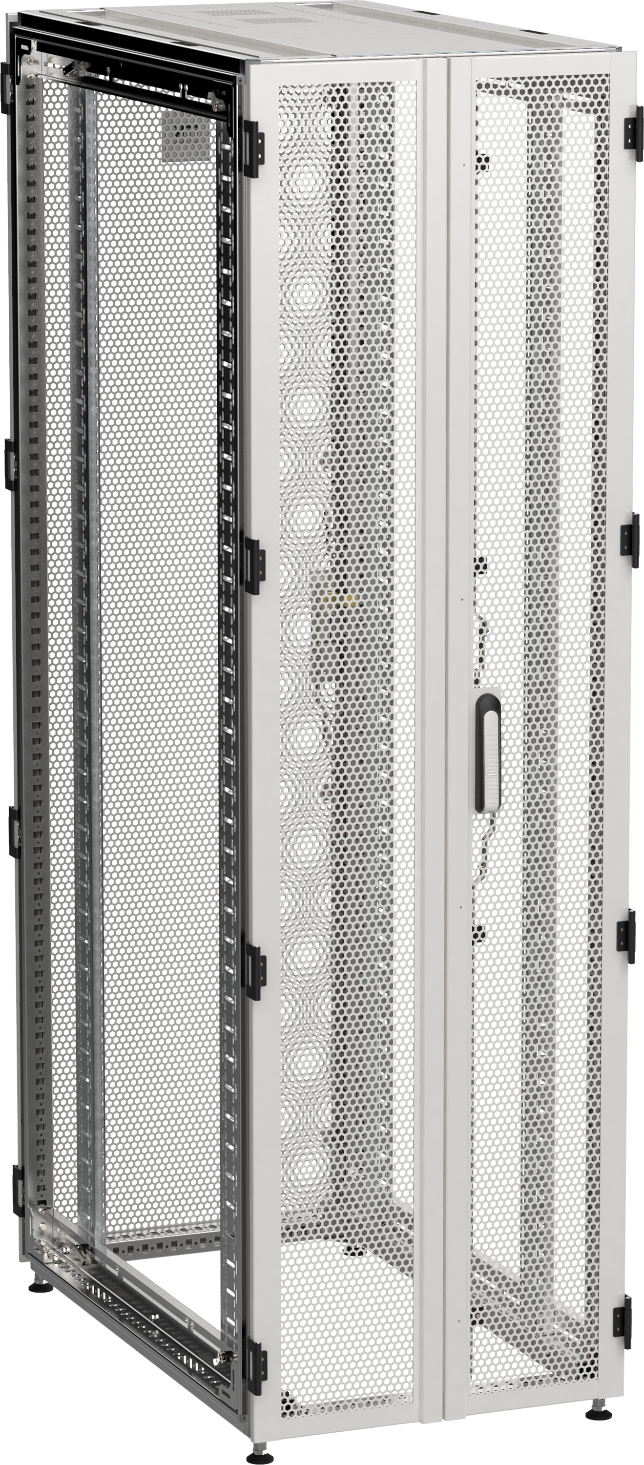 ITK by ZPAS Шкаф серверный 19" 42U 600х1200 двухстворчатые перфорированные двери серый РФ
