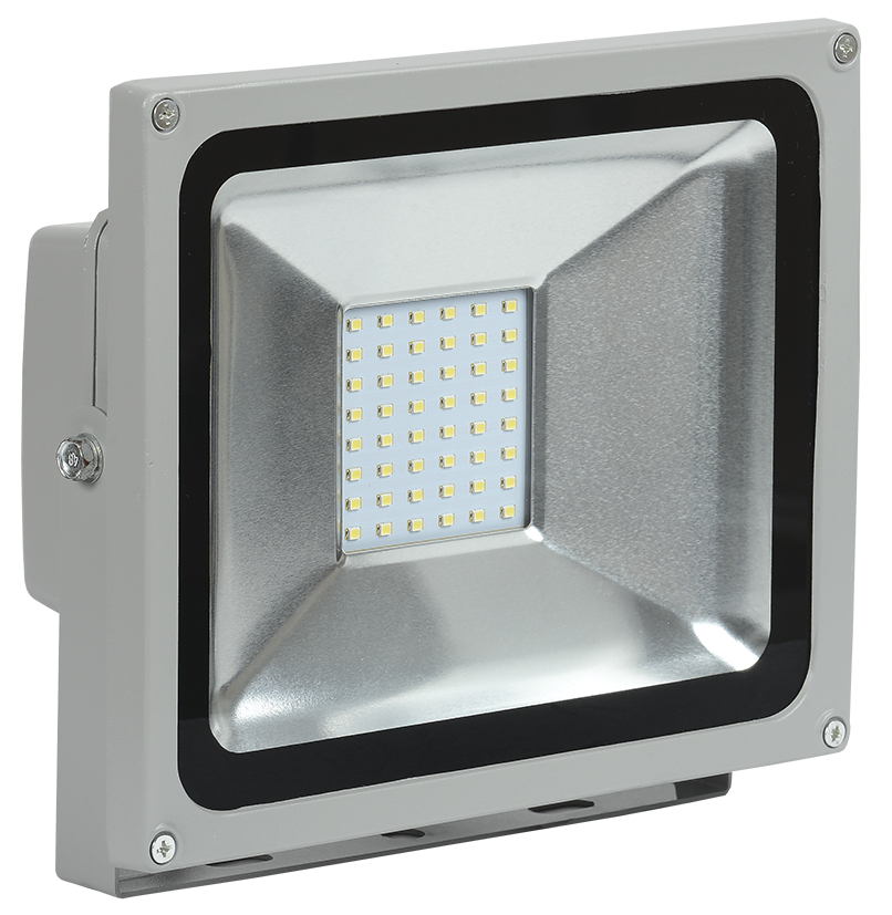 Прожектор СДО 05-30 светодиодный серый SMD IP65 IEK