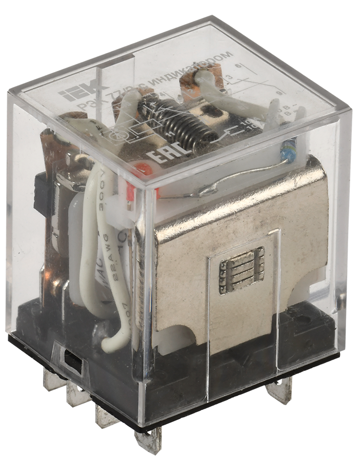 Реле РЭК77/3 с индикацией 10А 24В AC IEK