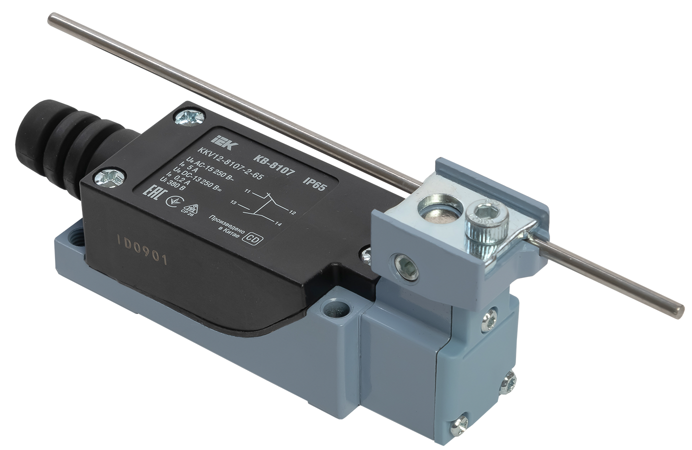 Выключатель концевой КВ-8107 регулируемый стержень IP65 IEK