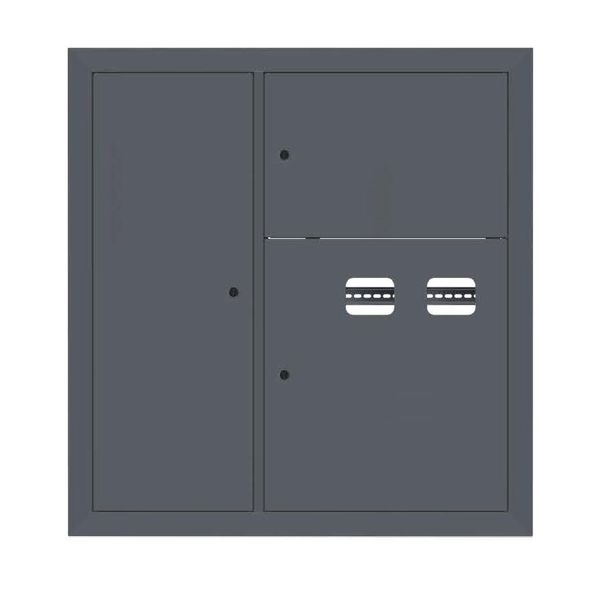 Щит этажный 2 кв. слаботочка слева RAL7016 (1000x950x150) EKF PROxima