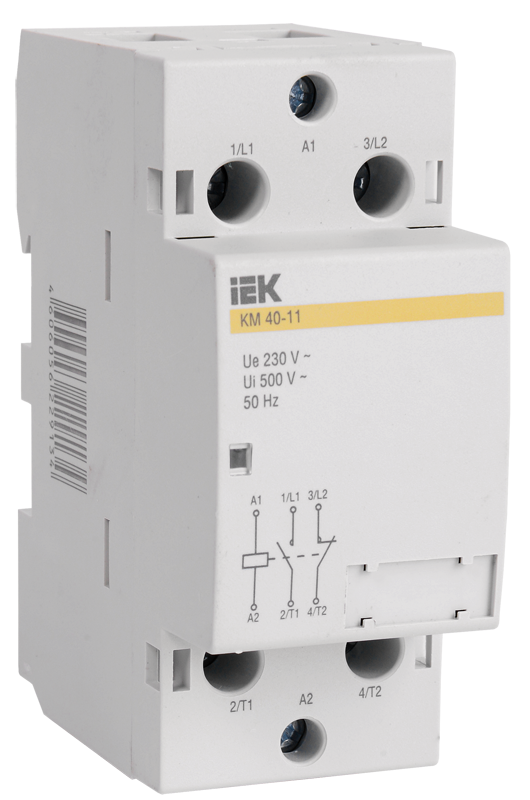 Контактор модульный КМ40-20 AC IEK