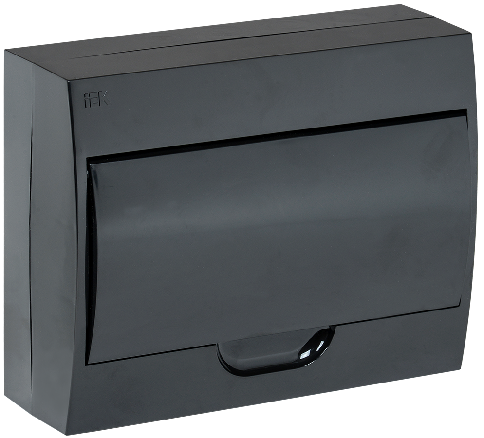 KREPTA 3 Корпус пластиковый ЩРН-П-12 IP41 черная дверь черный IEK