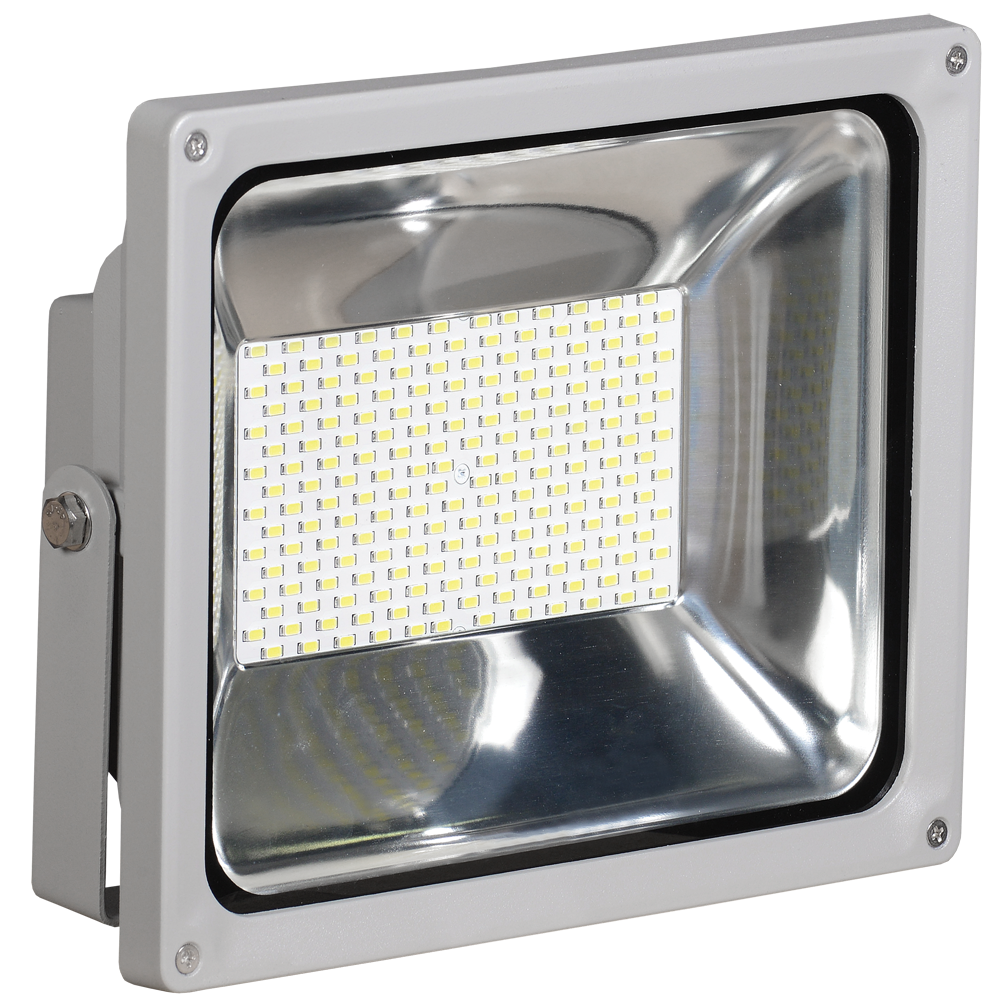 Прожектор светодиодный СДО 04-100 SMD IP65 серый IEK