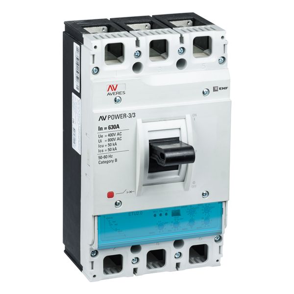 Выключатель автоматический в литом корпусе AV-POWER-3/3 630А 50кА ETU2.2 EKF