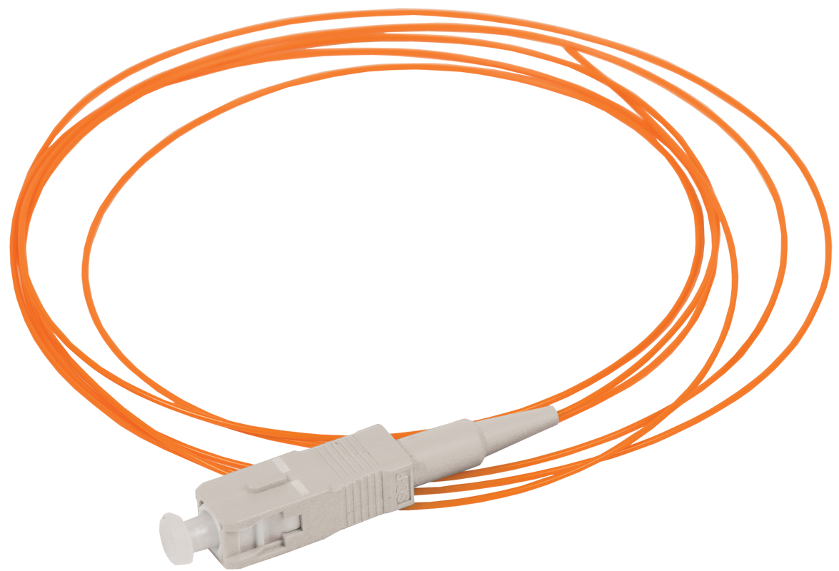ITK Оптический коммутационный монтажный шнур (пигтеил), (MM), 50/125 (OM2), SC/UPC, LSZH, 1,5м