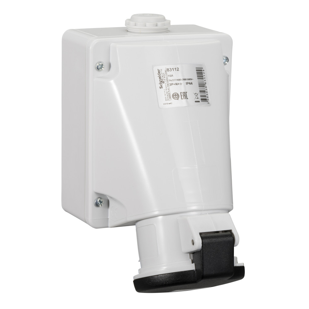 НАСТЕН РОЗ ВИНТ 16A 3P-N-E 480-500V IP44