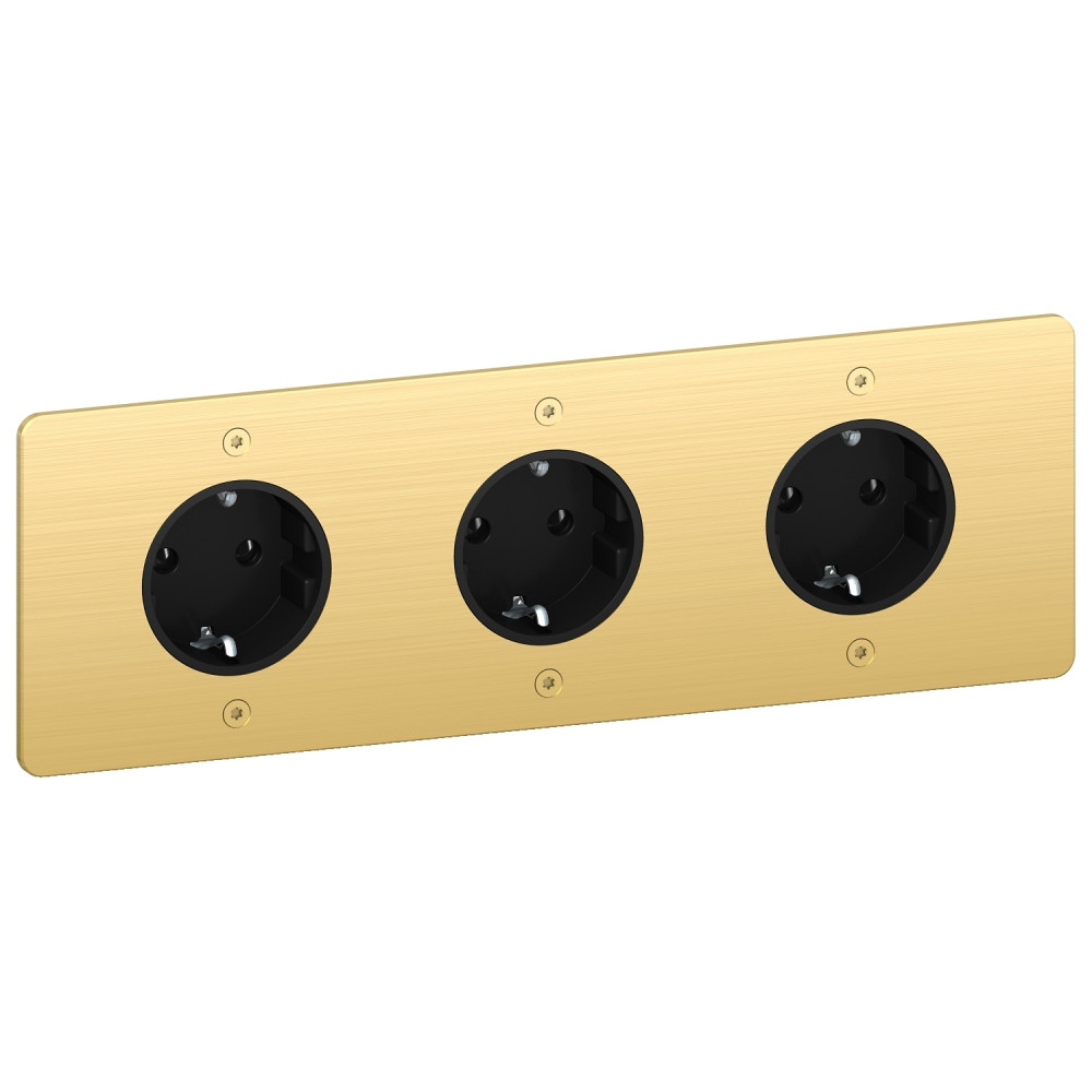 РОЗЕТКА 16Аx3 Schuko 2P+E