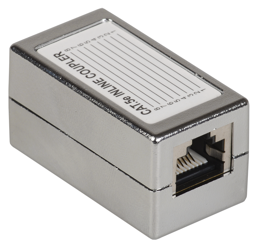 ITK Проходной адаптер кат.5E FTP тип RJ45-RJ45 (8P8C)