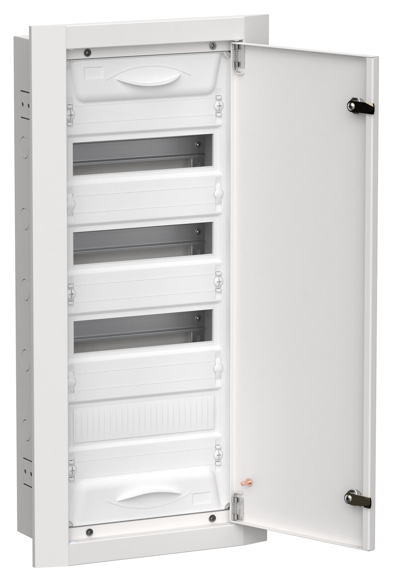 TITAN 5 Корпус металлический ЩРв-48 (1х48) 755х365х130мм IP31 белый (одна дверь) IEK