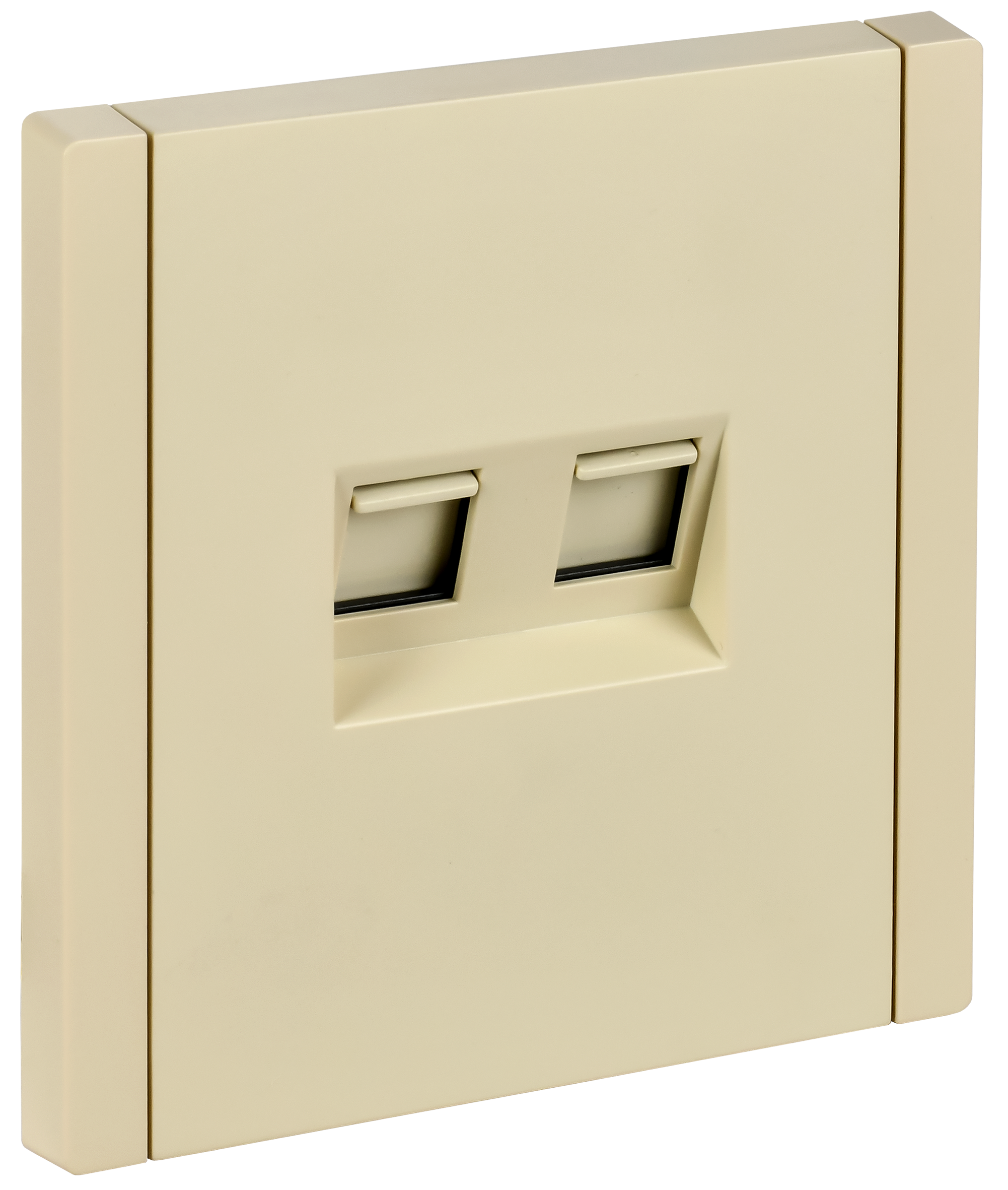 FORTE&PIANO Розетка компьютерная двойная RJ45 кат.5E FP433 ваниль IEK
