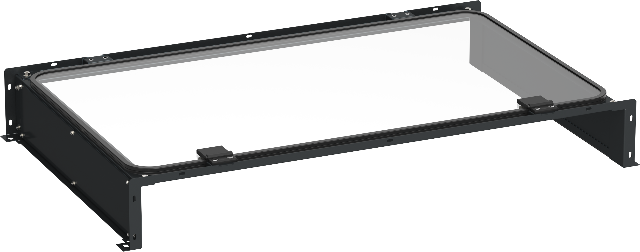 ITK by ZPAS Модуль крыши изолированного коридора 800х1200мм черный РФ