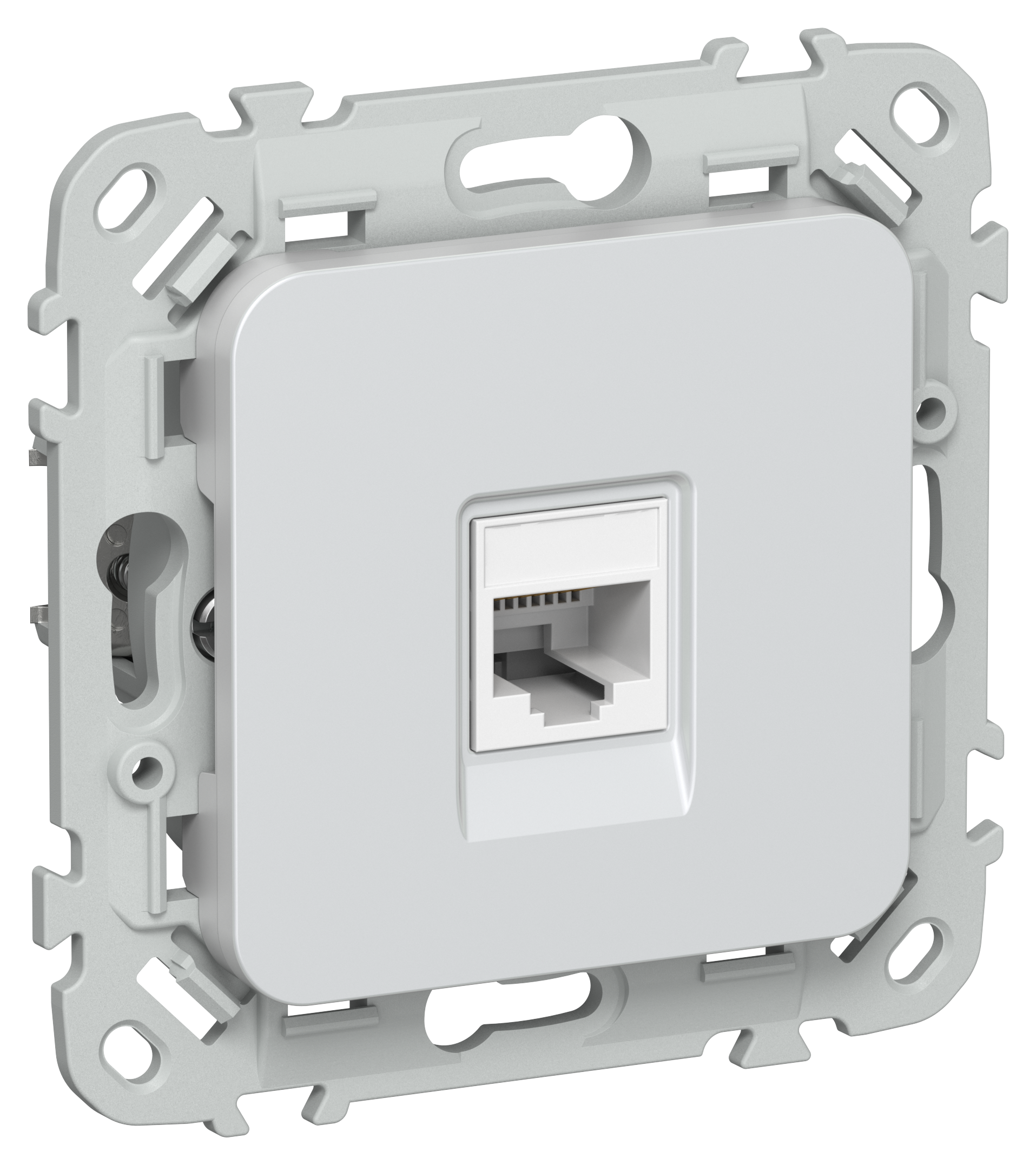 FLITE Розетка компьютерная RJ45 категория 5Е UTP РК5е-1-0-ФлЖ жемчуг IEK