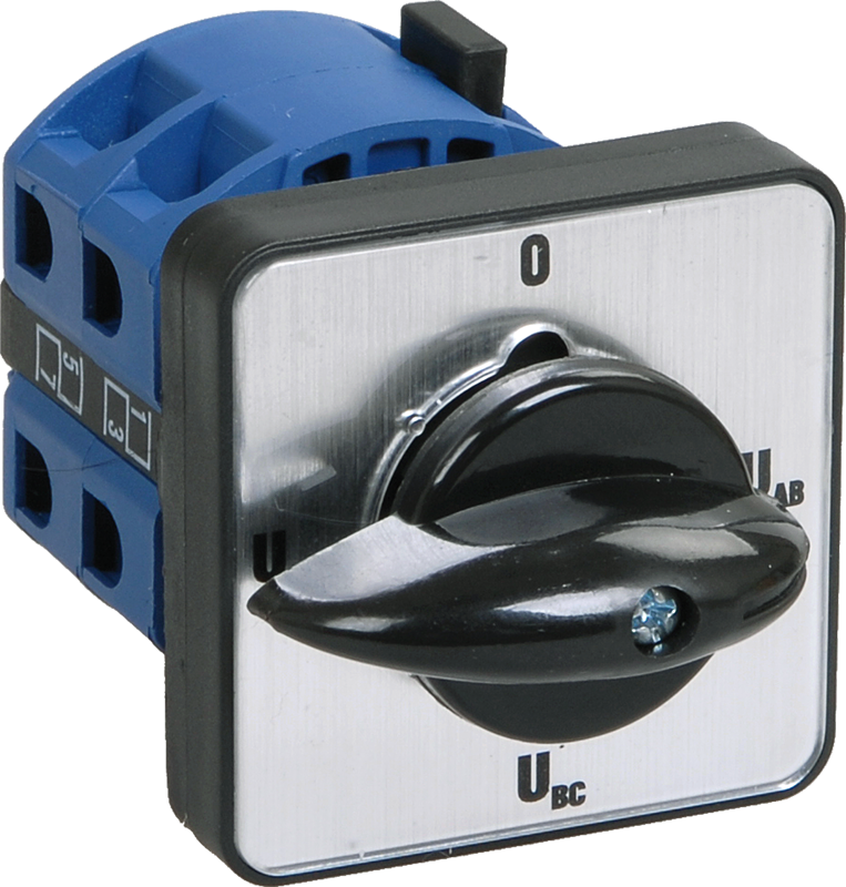 Переключатель кулачковый ПКП10-44/O 10А "Uc-O-Ua-Ub" 4Р/400В IEK
