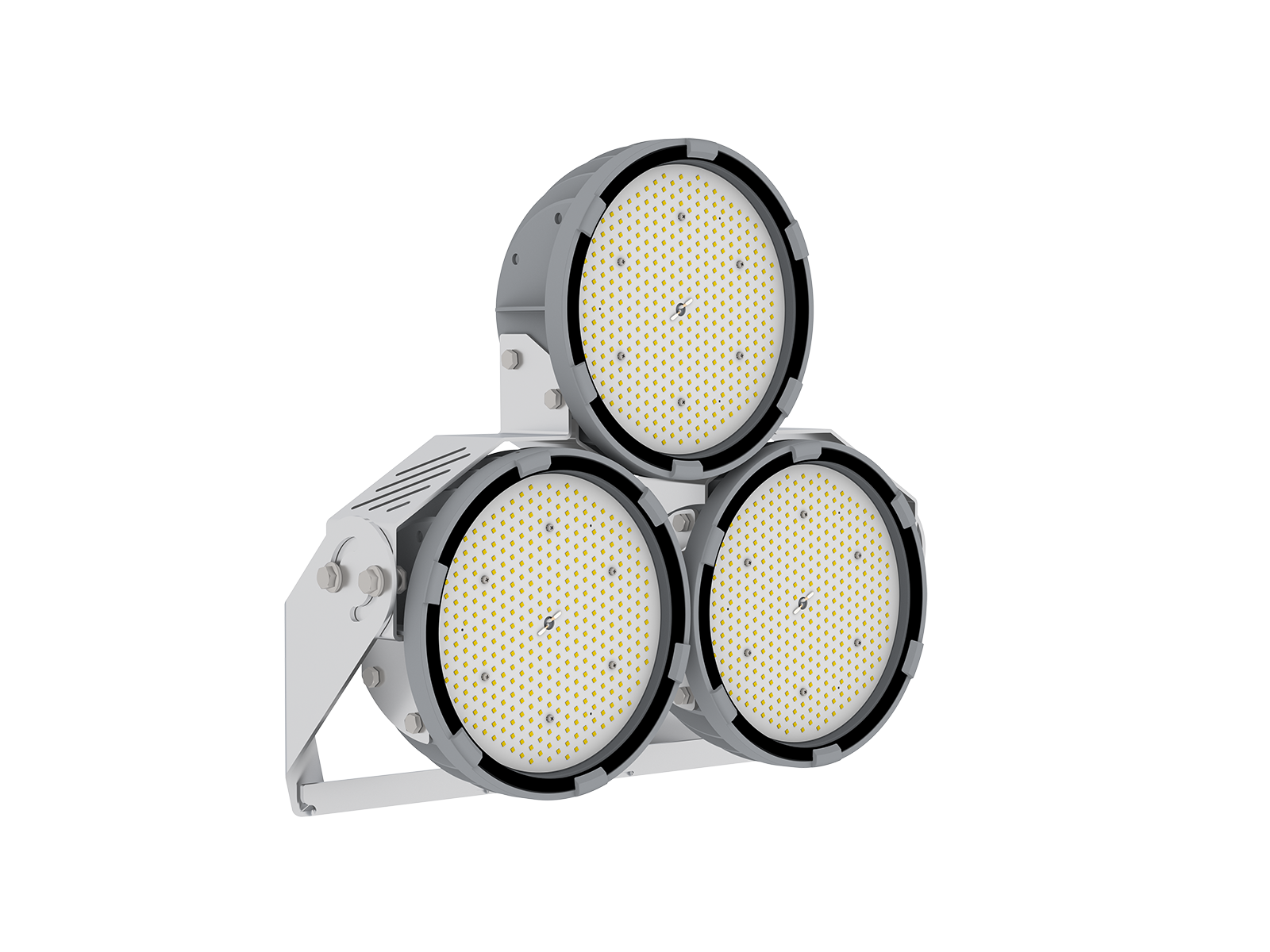 Светильник FHB R корпус 150 х3 440Вт CRI70 4000K D60 ЮПЗ Клевер 3030 FEREKS