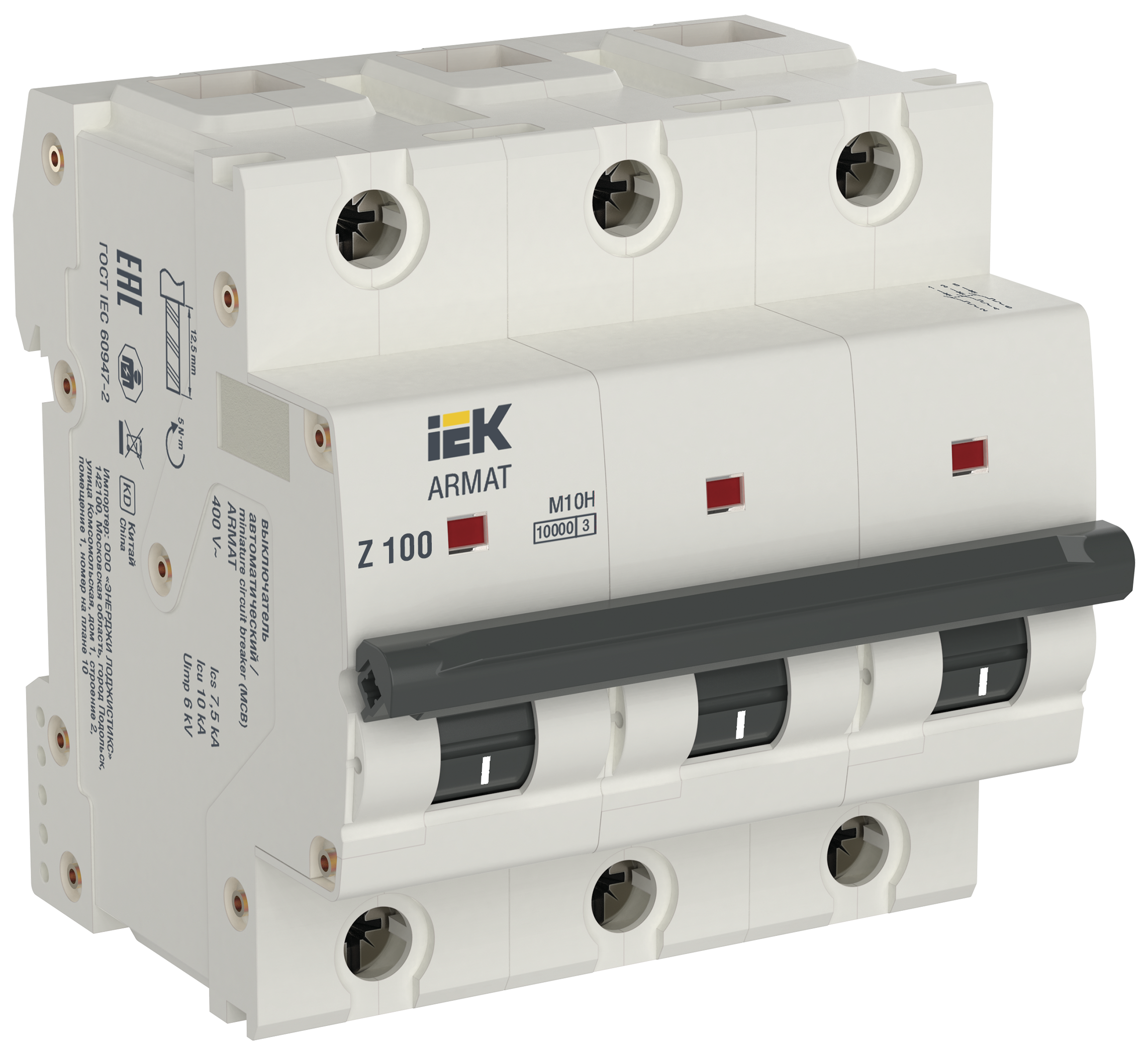 ARMAT Автоматический выключатель M10H 3P Z 100А IEK