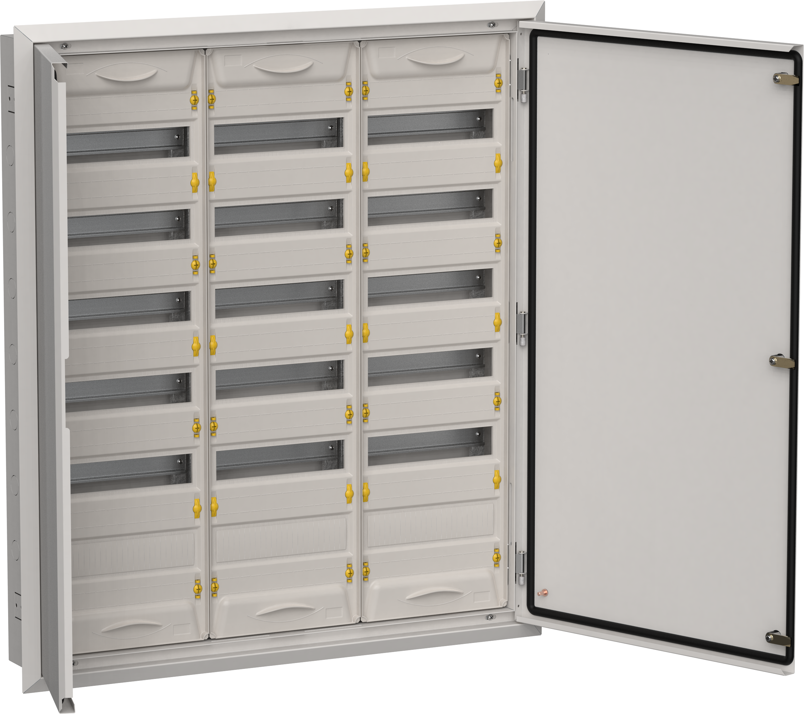 TITAN 5 Корпус металлический ЩРв-216 (3х72) 1005х885х130мм IP31 серый (две двери) IEK