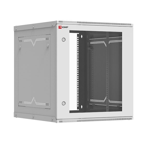 Шкаф телекоммуникационный настенный разборный 12U (600x650) дверь стекло, Astra серия EKF PROxima