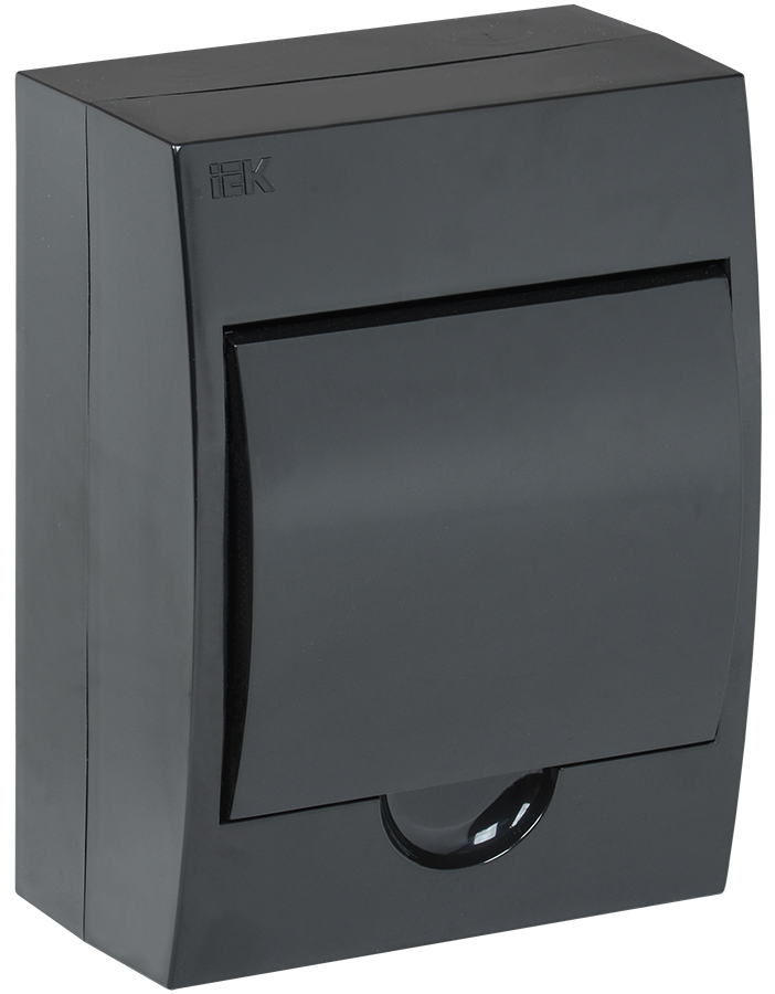 KREPTA 3 Корпус пластиковый ЩРН-П-6 IP41 черная дверь черный IEK