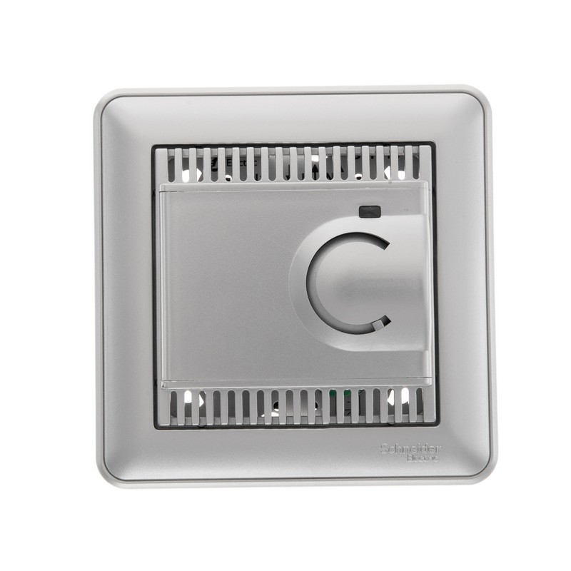 W59 ТЕРМОСТАТ электрон.теплого пола с датчиком,от+5до+50°C,10A,в сборе, МАТ.ХРОМ