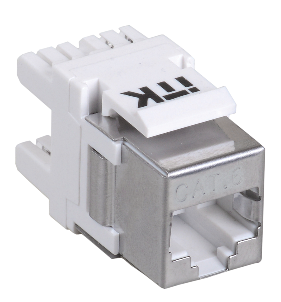 ITK Модуль Keystone Jack кат.6, FTP, IDC Dual, вертикальная заделка