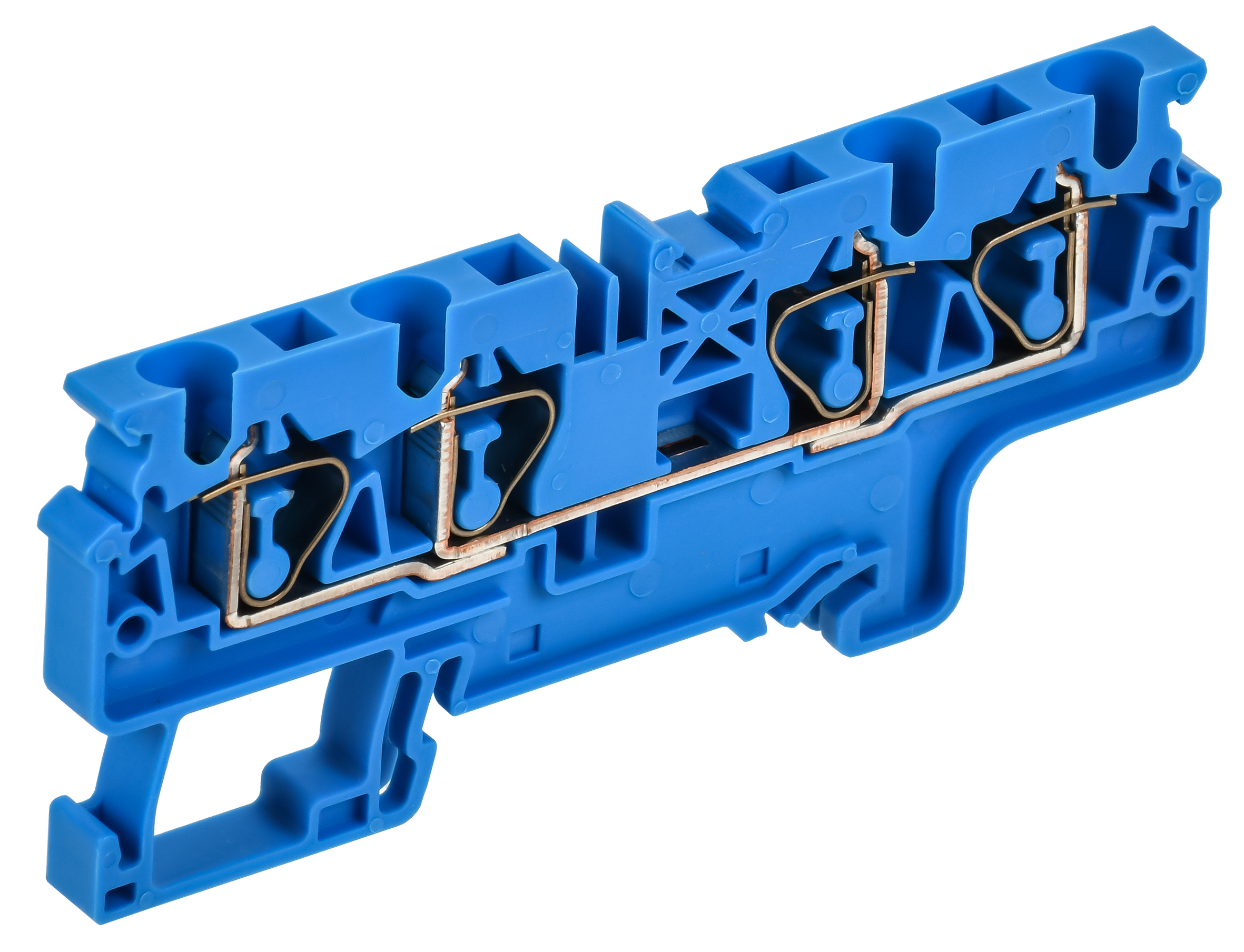 ARMAFIX Клемма пружинная CX4-4 BU 4мм2 четырехконтактная синяя IEK