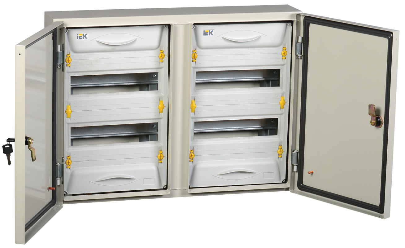PRO Корпус металлический ЩРн-2х24з-1 У2 IP54 IEK